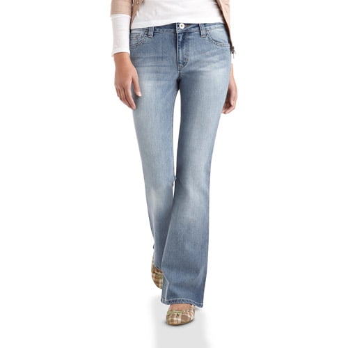L.E.I. Juniors' Sophia Flare Jeans, Short Length