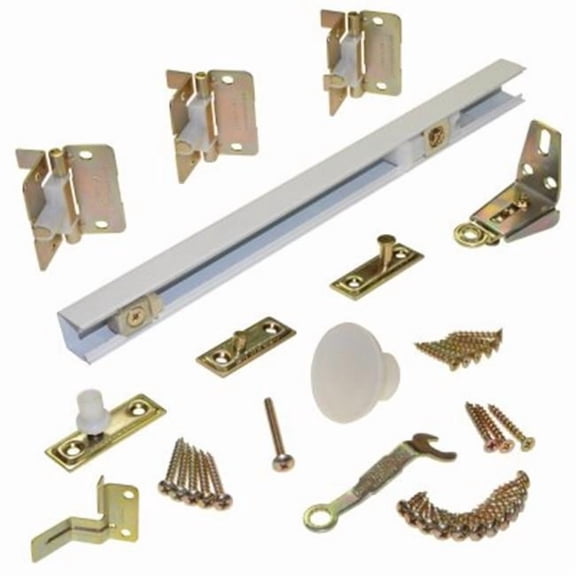 L E JOHNSON 36" BiFLD DR HDWE Set 170W363H
