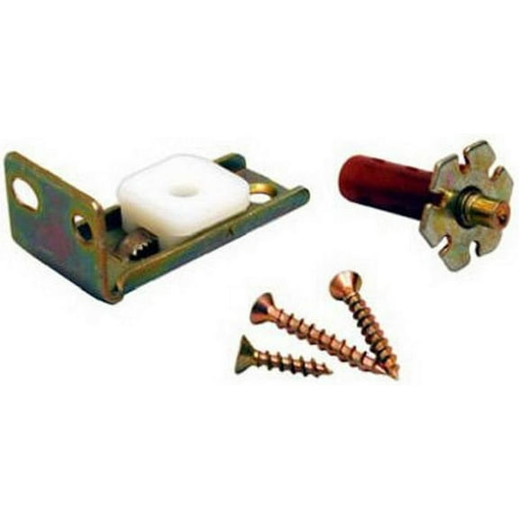 Johnson Hardware Bi-Fold Bottom Pivot Set 1817 - Yellow Zinc Plated - 2-1/2 In. Jamb Bracket, 2 In. Pivot