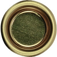 Johnson Hardware 3/4 In. Dia. Brass Flush Cup Pocket Door Pull (4-Count)