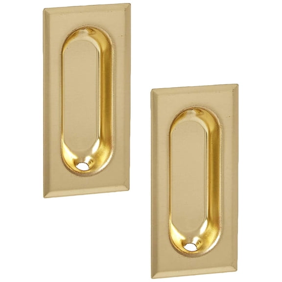 LE JOHNSON 40-3PPK2 1-3/8" Brass Door Pull