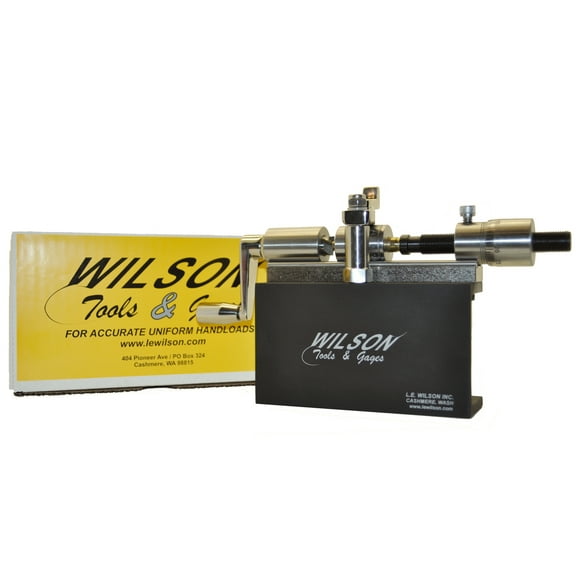 L.E. Wilson Case Trimmer Kit with Micro Adjustment, Stand and Clamp Included