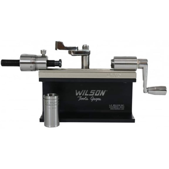L.E. Wilson Micrometer Case Trimmer Kit with Stop Adjustment 50 BMG Stainless Steel