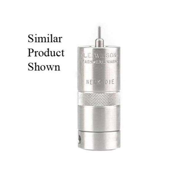 L.E. Wilson Stainless Steel 6mm BR (Bench Rest), 22 BR (Bench Rest) Bushing Neck Sizing Die