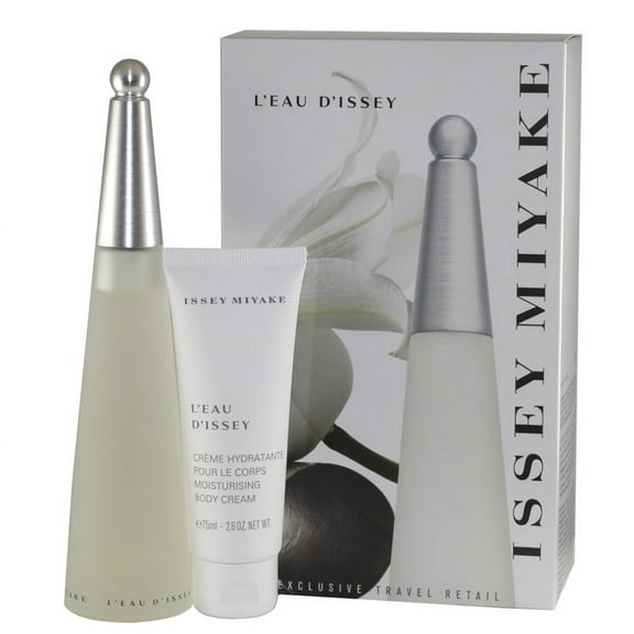 L'EAU DE ISSEY by Issey Miyake for Women 2 PC. GIFT SET ( EAU DE TOILETTE SPRAY 3.3 oz + MOISTURIZING BODY CREAM 2.6 oz