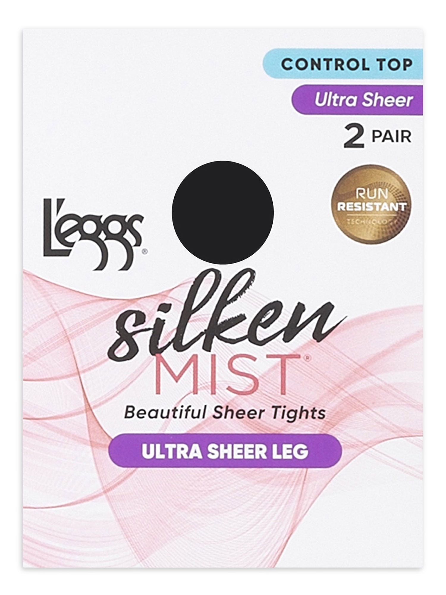 L'eggs Women's Silken Mist Ultra Sheer Tights Control Top