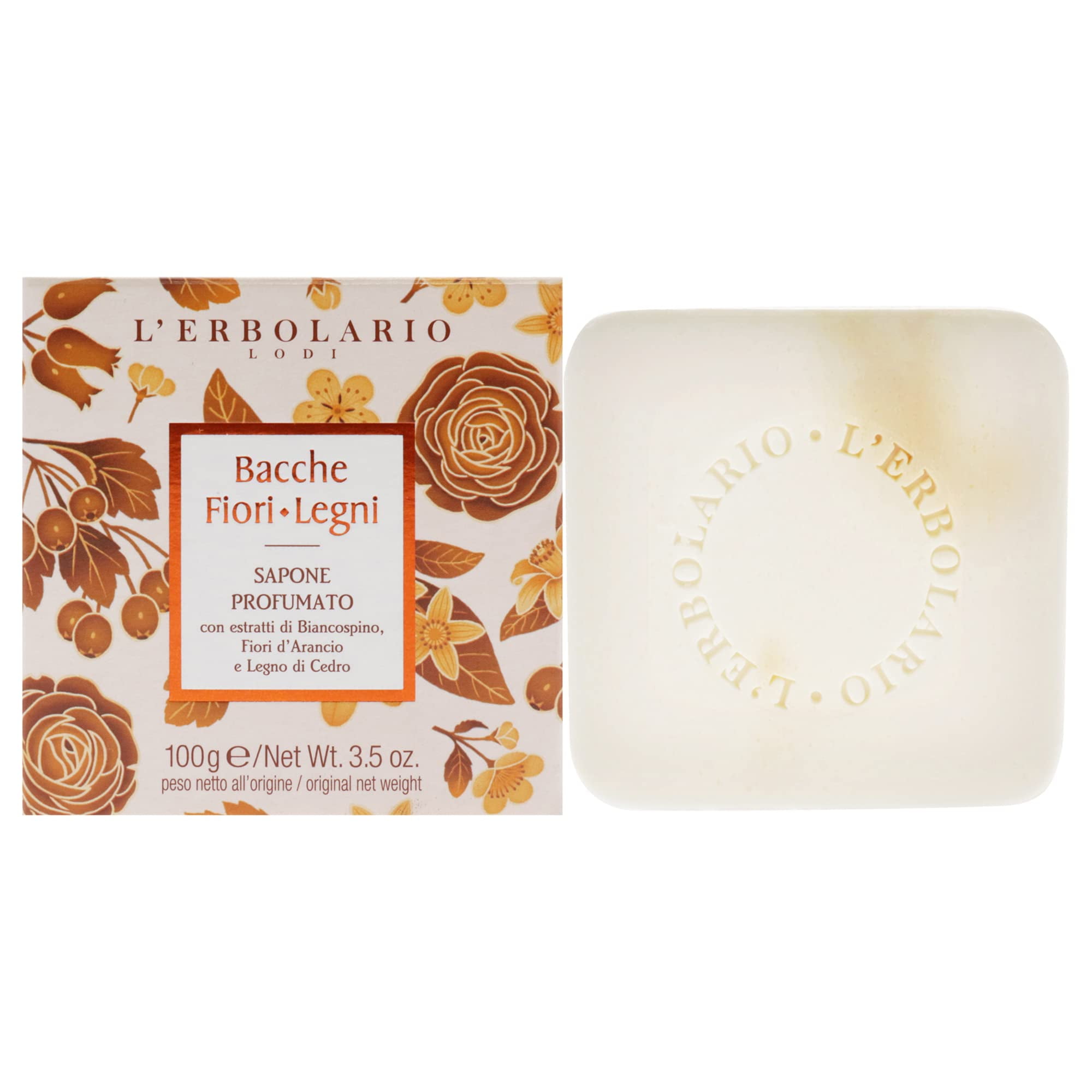 L'Erbolario Berries Flowers Wood XEF1 Perfumed Soap - Soap Bar Gentle ...