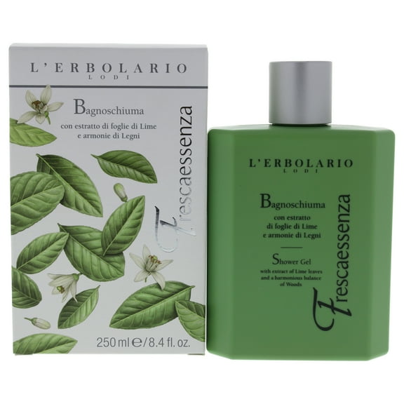 L'Erbolario Frescaessenza Shower Gel Body Wash, Scented Body Wash, 8.4 oz
