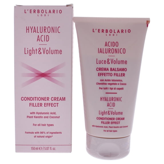 L'Erbolario Hyaluronic Acid Light and Volume Conditioner Cream, 5.07 oz
