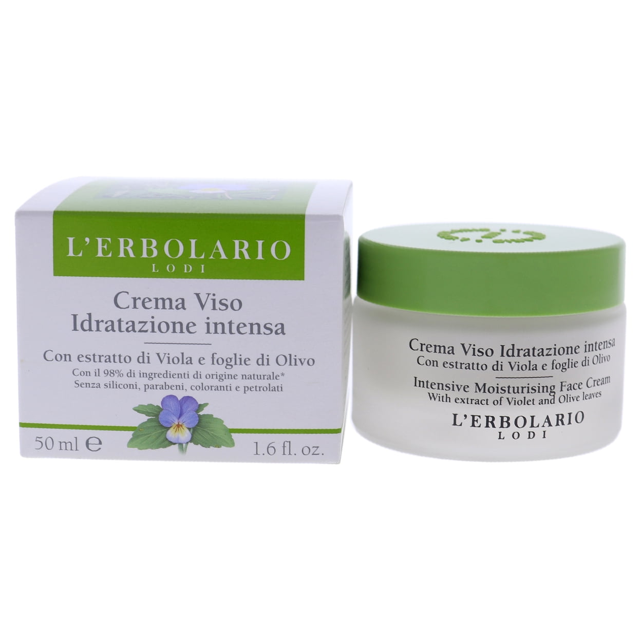 L'Erbolario Intensive Moisturising Face Cream, Face Moisturizer, 1.6 oz