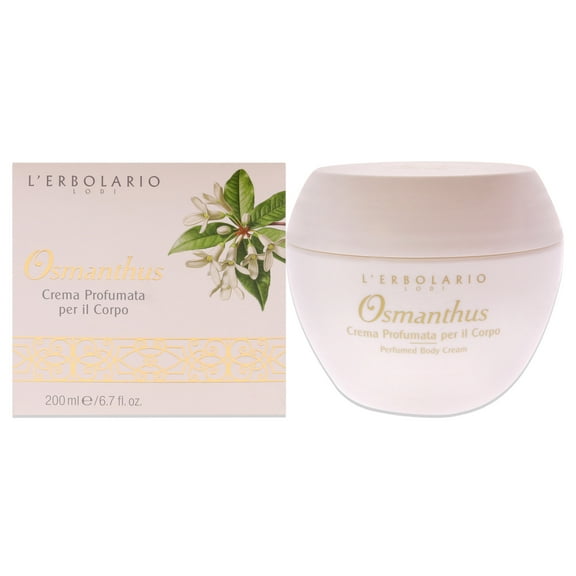 L'Erbolario Osmanthus Perfumed Body Cream Lotion, Body Moisturizer, 6.7 oz