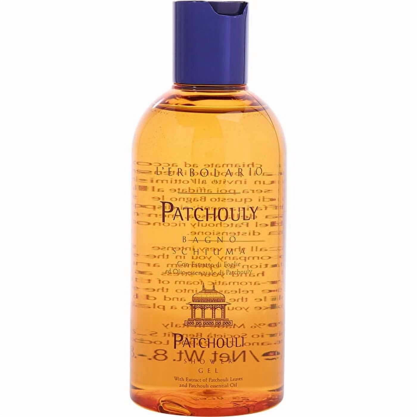 L'Erbolario Patchouli Bath Foam Soap, Shower Gel, 8.5 oz