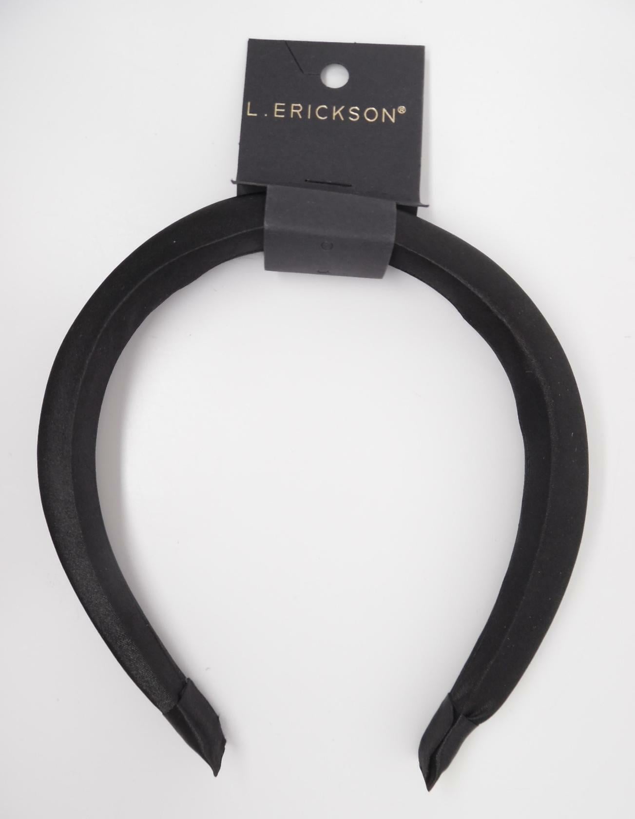 L. Erickson Headband | NWOT L. Erickson USA 1 Ultracomfort Headband in Lush Velvet Black  main image 3