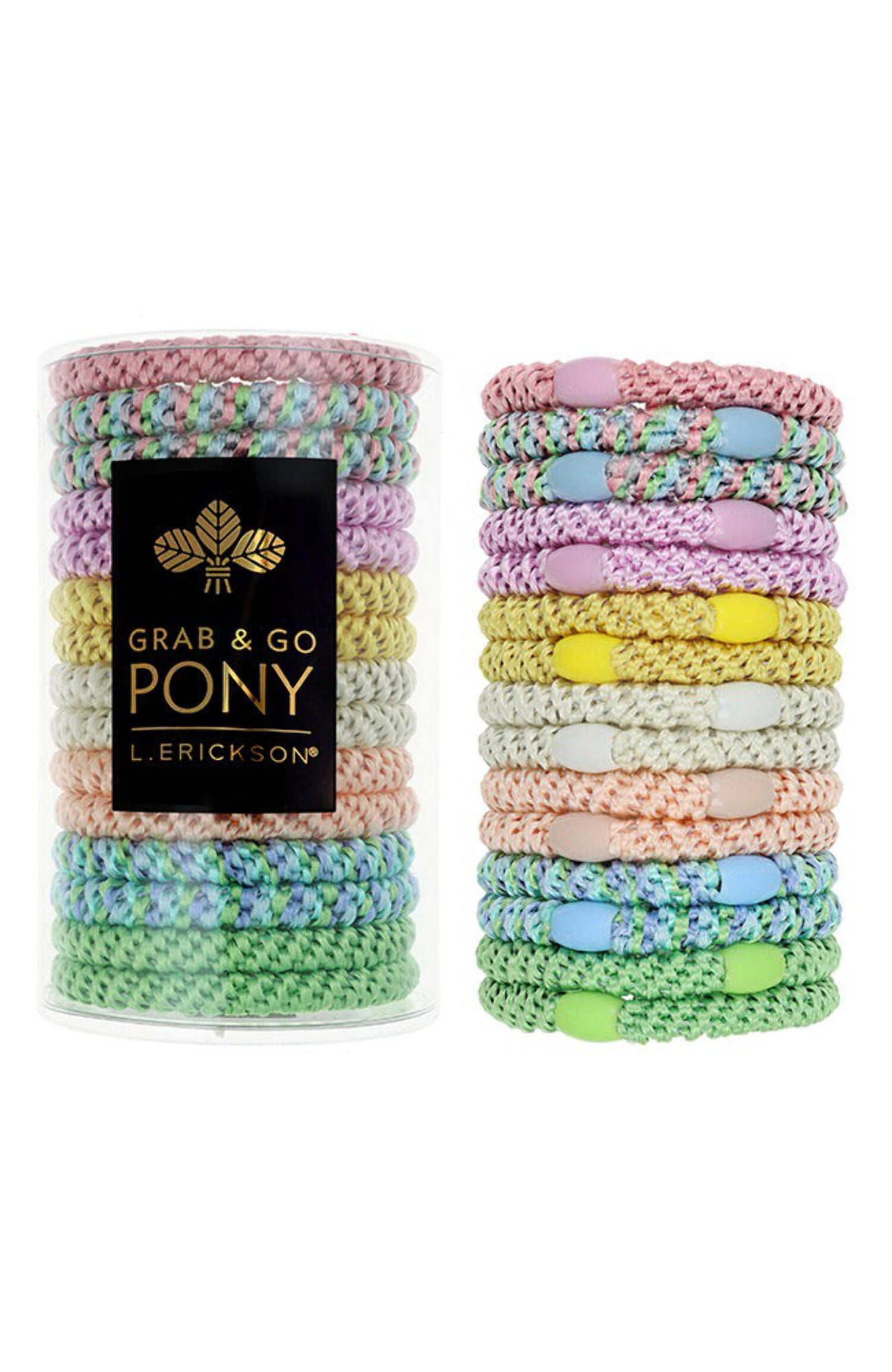 L. Erickson Grab & Go Pony Tube - Taffy - 15 Pack Ponytail  display picture 1