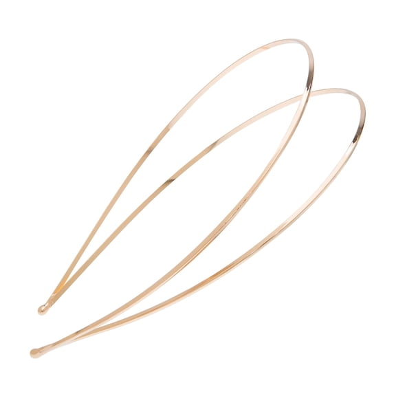 L. Erickson Thin Metal Double Headband - Gold