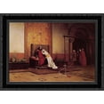 thumbnail image 1 of L'Excommunication de Robert le Pieux 24x19 Black Ornate Wood Framed Canvas Art by Laurens, Jean Paul, 1 of 2