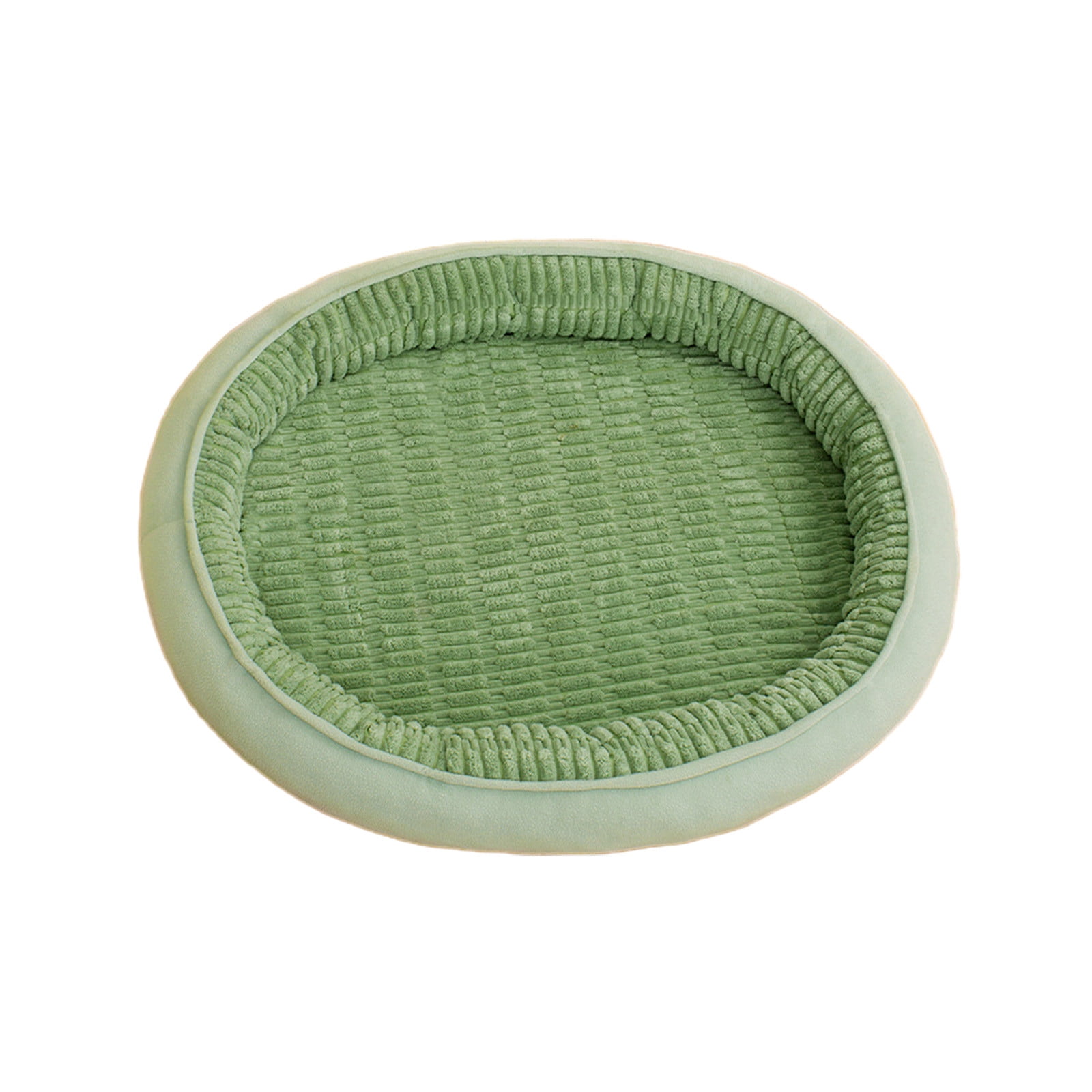 L Extra Large Washable Pet Mat Non-Slip Striped Silk Dog Bed Cushion Indoor House For Cats All Seasons