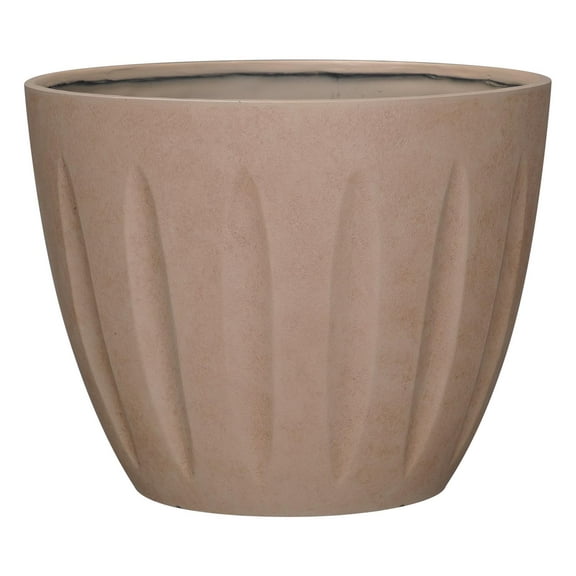 L&G Solutions 7028276 13 x 16 in. Polyresin Spritzer Planter, Terra Cotta