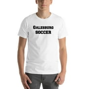 L Galesburg Soccer Short Sleeve Cotton T-Shirt By Undefined Gifts