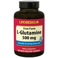 thumbnail image 1 of L-Glutamine Capsules | 500mg per Capsule | 300 Count | Non-GMO, Gluten Free Supplement | by Lindberg, 1 of 3