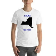 L Graffiti New York New York Short Sleeve Cotton T-Shirt By Undefined Gifts