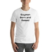 L Guymon Born And Raised Short Sleeve Cotton T-Shirt By Undefined Gifts