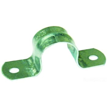 L.H. Dottie HW403 2 Hole Conduit Strap, 1-Inch, Zinc Plated, 100-Pack