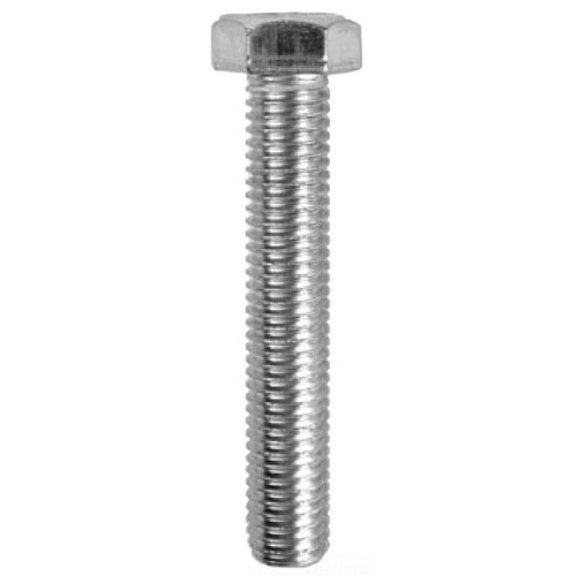 L.H. Dottie MB381 Tap Bolt, Hex Head, 3/8-Inch-16 TPI by 1-Inch Length, 9/16-Inch Hex, Zinc Plated, 100-Pack