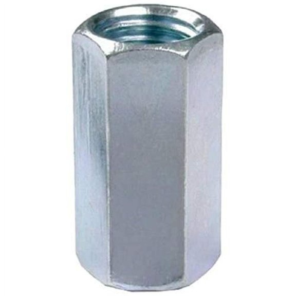 L.H. Dottie RRC21 Reducing Rod Coupling, 3/8-Inch to 1/4-Inch Diameter by 1-Inch Length, Zinc Plated, 50-Pack