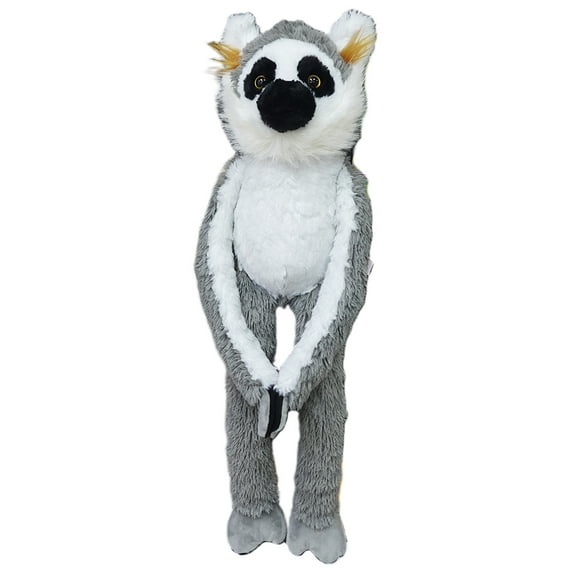 Large Hanging Lemur Plush, Gray, 13", Valentine's Day by Way To Celebrate