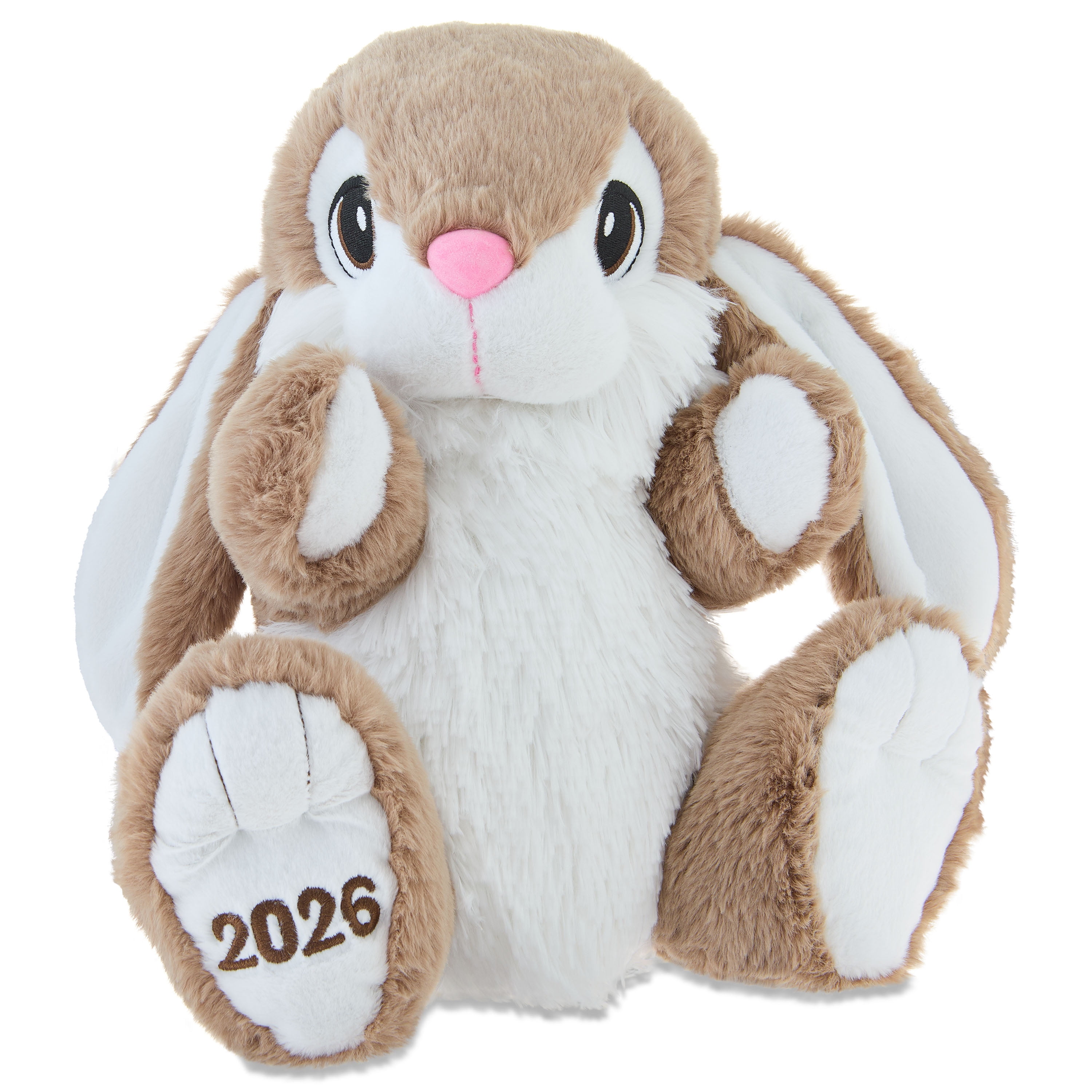 Large 2026 Hopster Bunny Plush, Brown, 14", Easter by Way To Celebrate