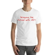 L Handwritten Designing The Future With .NET Short Sleeve Cotton T-Shirt By Undefined Gifts