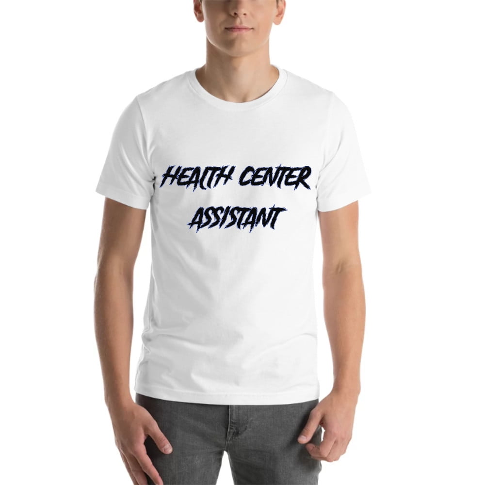 L Health Center Assistant Slasher Style Short Sleeve Cotton T-Shirt By ...