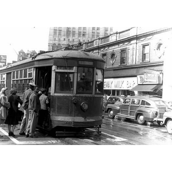 L.I.R.R. Depot on Flatbush Avenue- Fine Art Canvas Print (20" x 30")