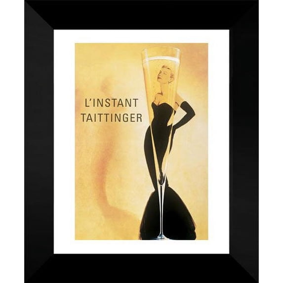L'Instant Taittanger (Grace Kelly) 15x18 Framed Art Print.
