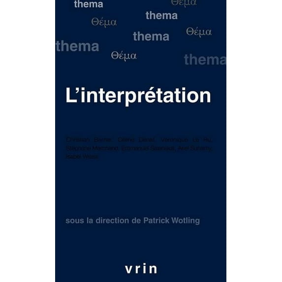 L'Interpretation (Paperback)