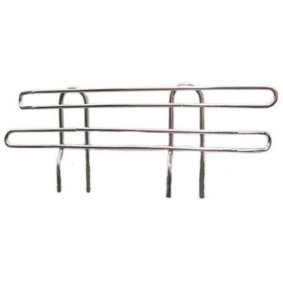 L&J Chrome Side Ledge for Wire Shelf - 14"
