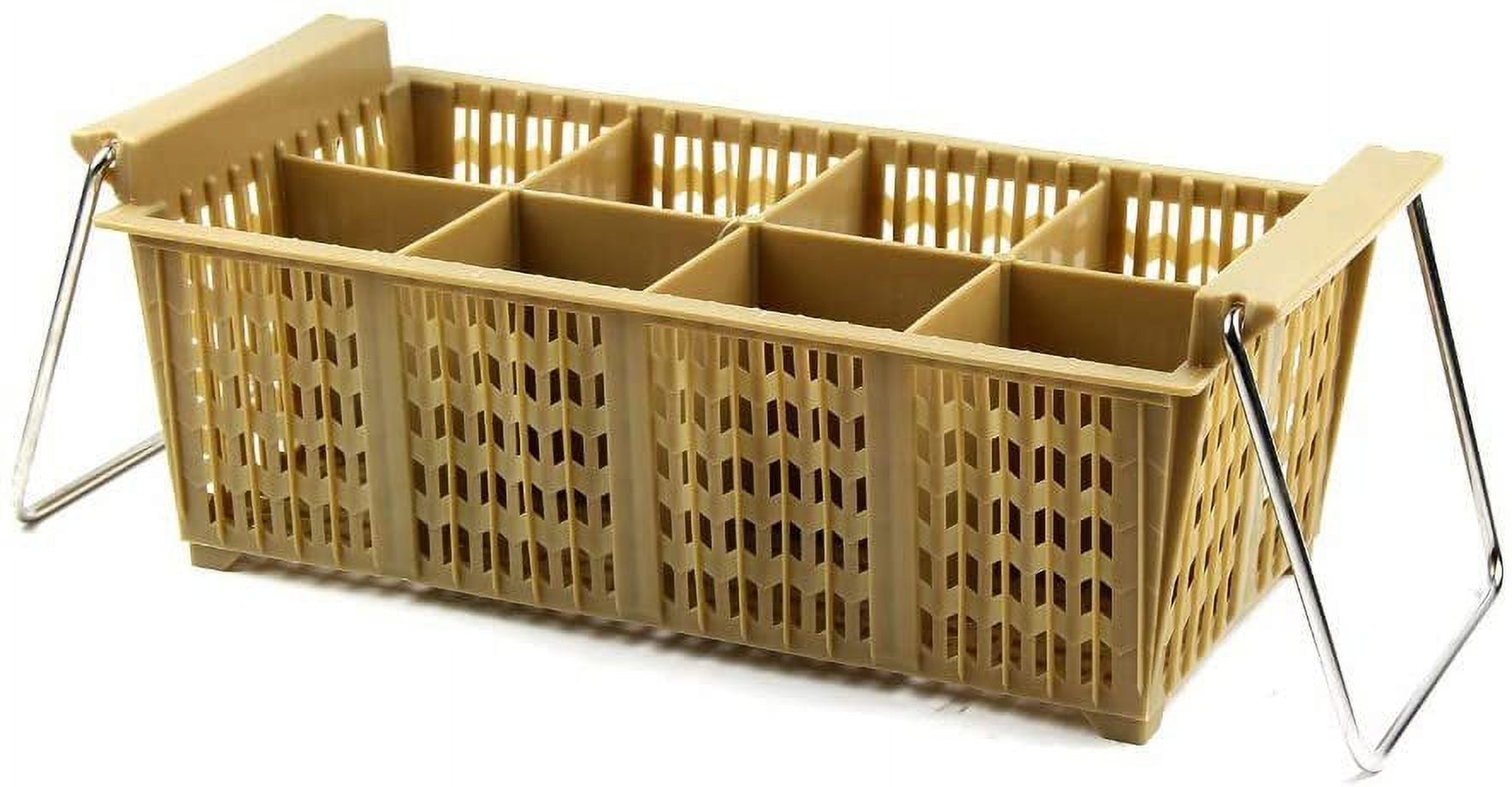L&J Import JSGR-8FB Basket with Flatware Compartments for