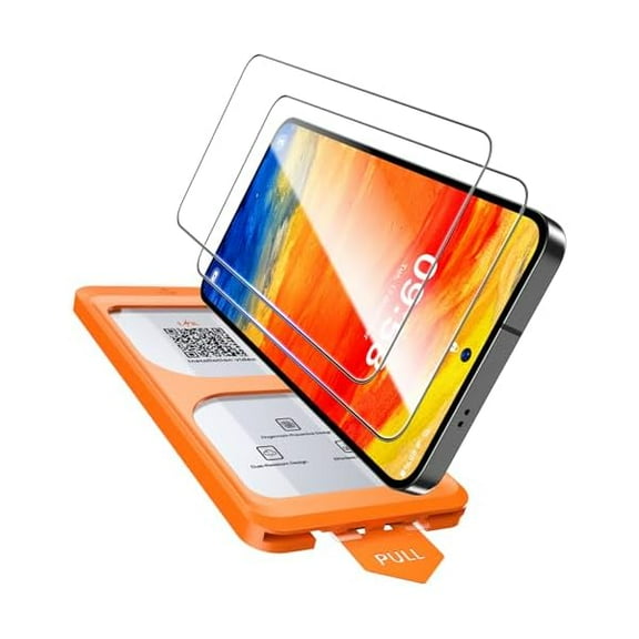 LK 2 Pack for Samsung Galaxy S25 Plus/S25+ Screen Protector Tempered Glass, [Auto Dust Removal] Full Coverage Mil-Grade Shatterproof Film for S25 Plus 6.7'', 0 Bubble