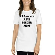 L K I Sawyer A F B Soccer Mom Short Sleeve Cotton T-Shirt By Undefined Gifts