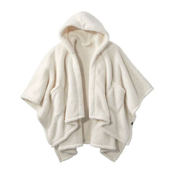 L.L.Bean Cozy Sherpa Wearable Throw Cream (1000096452)