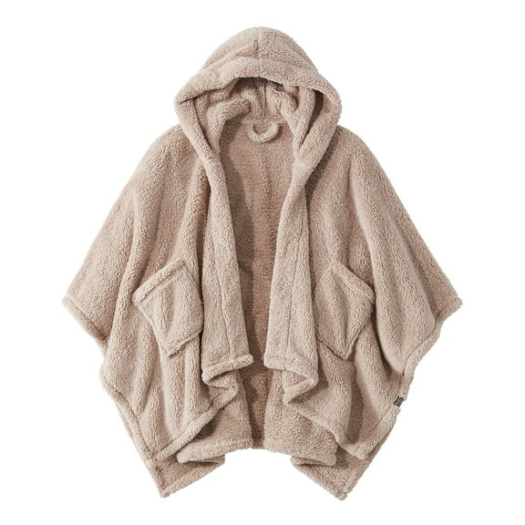 L.L.Bean Cozy Sherpa Wearable Throw Heritage Tan (1000160720)