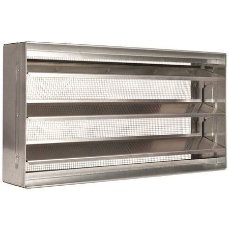 GAF Master Flow Aluminium Block Foundation Vent in Mill