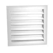 Master Flow 12 in. W x 12 in. L White Aluminum Wall Louver