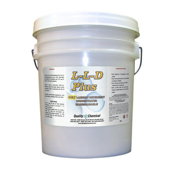 L-L-D PLUS - concentrated BUILT laundry detergent - 5 gallon pail