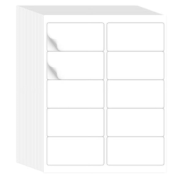Walmart Sticker Example L LIKED, Printable White Sticker Labels, 2 x 4 Inches, Mailing Labels ...