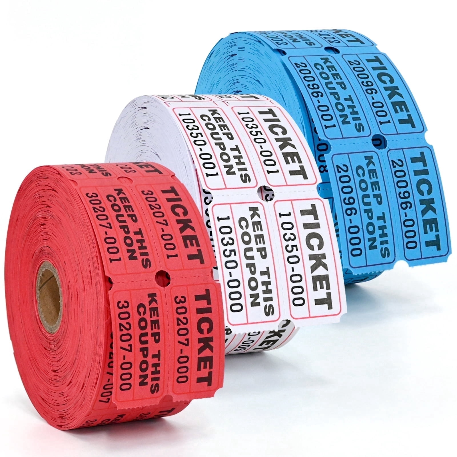 L LIKED Raffle Tickets Double Roll,Consecutively Numbered,50/50 Raffle ...