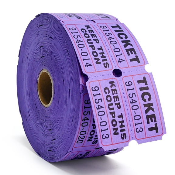 Double Classification Double Roll Tickets for Office Supplies
