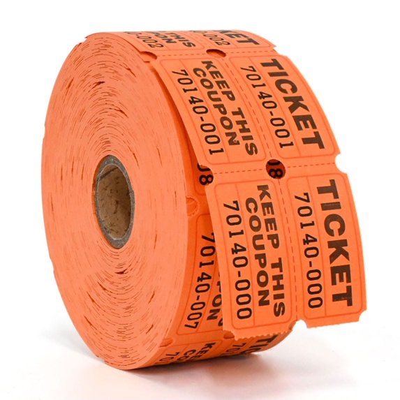 L LIKED Raffle Tickets Double Rolls 1000 per Roll 50/50 Raffle Tickets ...