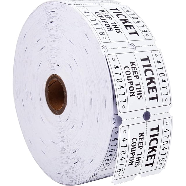 Sticker For Raffle L LIKED Ticket Rolls - Office Event & Incentive Management - Walmart ...